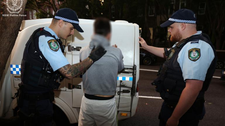 The man was arrested after attacking the Newtown synagogue.