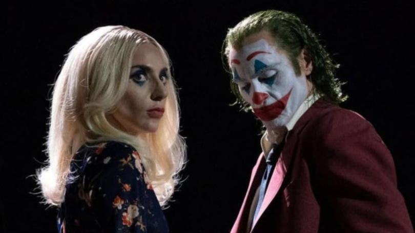 Lady Gaga and Joaquin Phoenix in Joker: Folie à Deux.