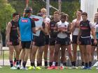 Nathan Murphy at Collingwood training.