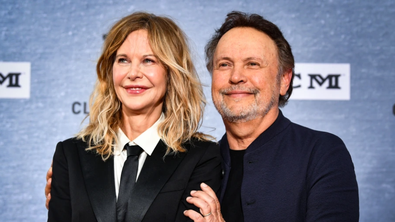 Meg Ryan and Billy Crystal on April 11, 2019 in Hollywood.