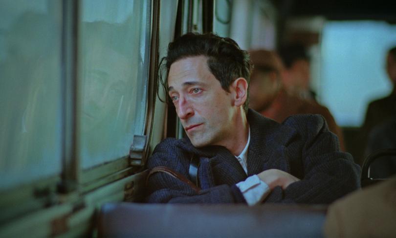 Adrien Brody as Laszlo Toth in The Brutalist.