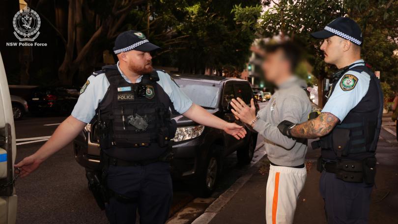 An Operation Shelter arrest in Camperdown.