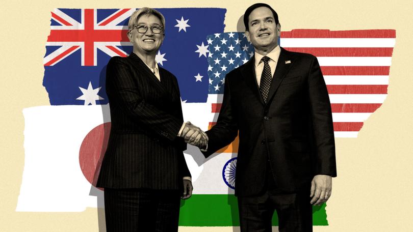 Penny Wong and Marco Rubio have met with other Quad leaders.