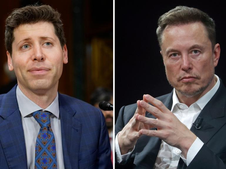 Sam Altman and Elon Musk have been trading barbs after President Donald Trump unveiled his $500 billion private AI investment project.