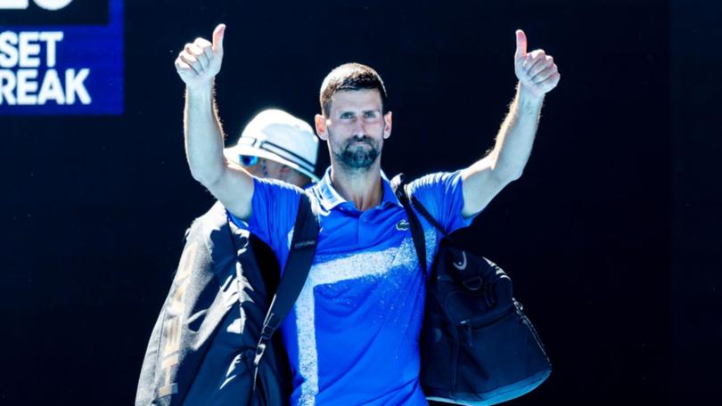 Novak Djokovic was booed off by the crowd after his retirement. 