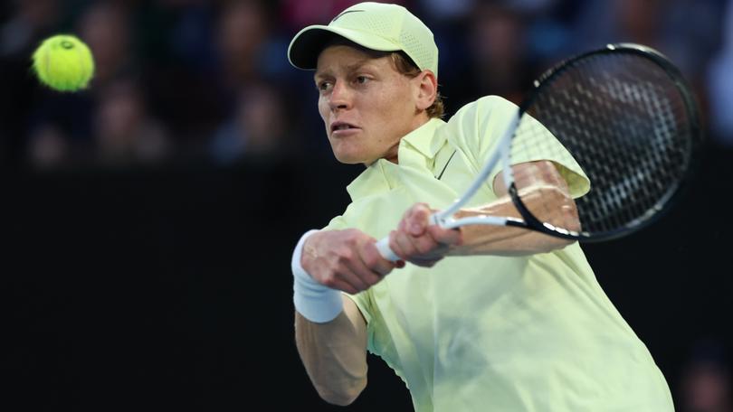 Jannik Sinner is through to the Australian Open final after flattening Ben Shelton in straight sets.