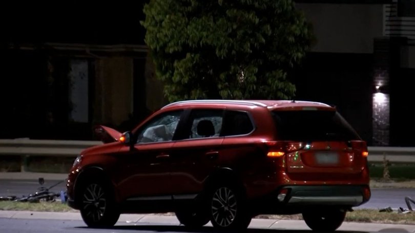 The cyclist was found dead at the scene of the collision with the SUV.