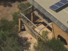 Eight people have been injured after a balcony collapsed at Angelsea in southern Victoria.