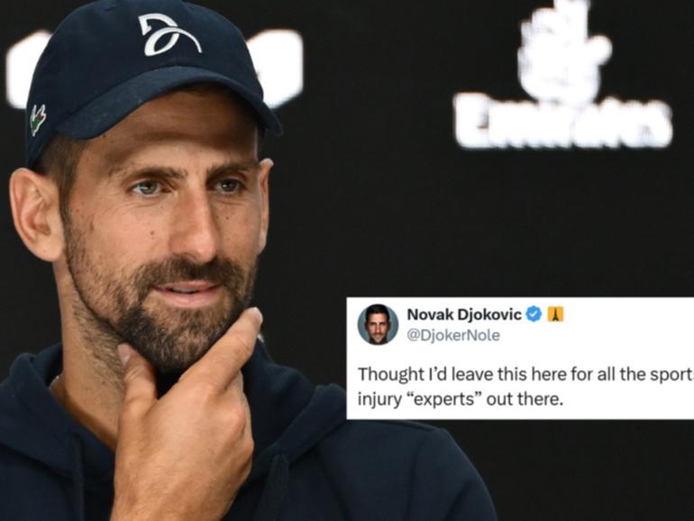 Novak Djokovic had one last message for his critics before leaving the country.