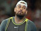 Nick Kyrgios didn’t last long at Melbourne Park.