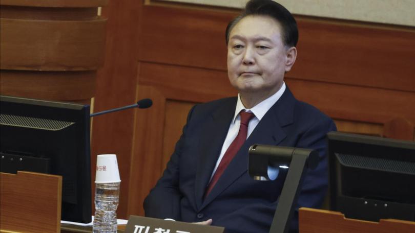 South Korean President Yoon Suk Yeol is in custody after he was impeached and suspended from power. (AP PHOTO)