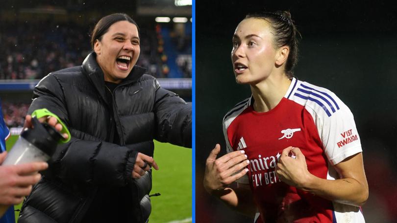 Sam Kerr and Caitlin Foord.