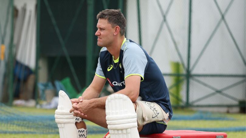 Beau Webster has been bowling spin during training for the first Test. 