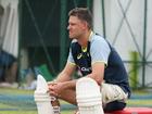 Beau Webster has been bowling spin during training for the first Test. 