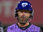 Matthew Wade and Sam Billings tanged in a heated exchange. 