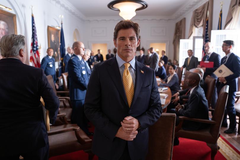 James Marsden has entered his presidential era.