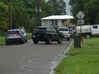 A man is fighting for his life after being shot by police in Townsville. 