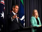 Australian Treasurer Jim Chalmers and Australian Finance Minister Katy Gallagher.