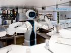 Rob the humanoid robotic bartender aboard cruise ship MSC Virtuosa.