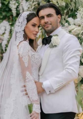 Vicky with her husband Ercan Ramadan.