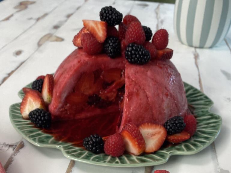 Chef Colin Fassnidge’s summer pudding.