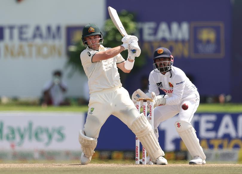 Josh Inglis has hit a debut century.