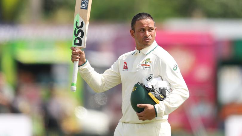 Usman Khawaja was at the centre of the action, making a double ton.