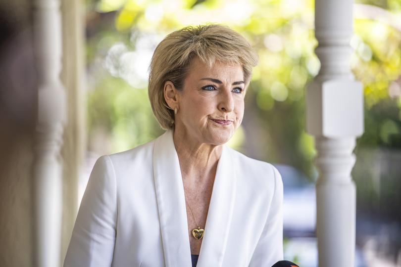 WA Senator Michaelia Cash speaks to the media regarding Anthony Albanese's WA visit.