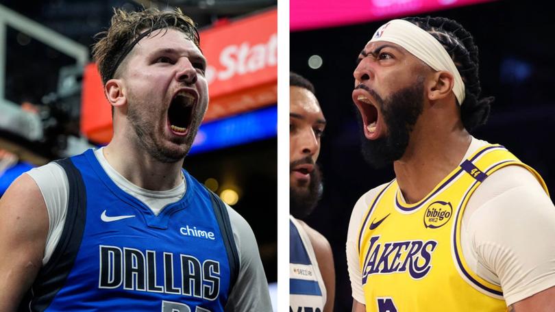 Luka Doncic and Anthony Davis have swapped teams.