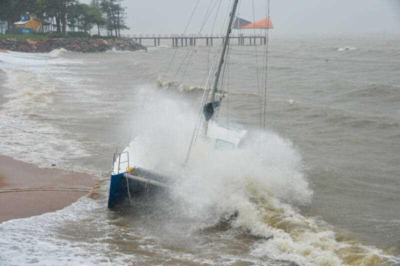 The bureau has issued a severe weather warning from Tully to Ayr that’s likely to bring isolated falls of 300mm on Monday.