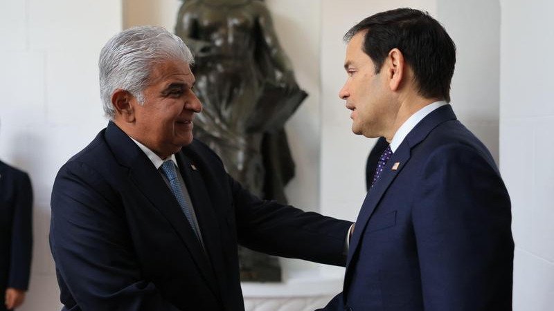 Panama President Jose Mulino has met with US Secretary of State Marco Rubio in in Panama City,