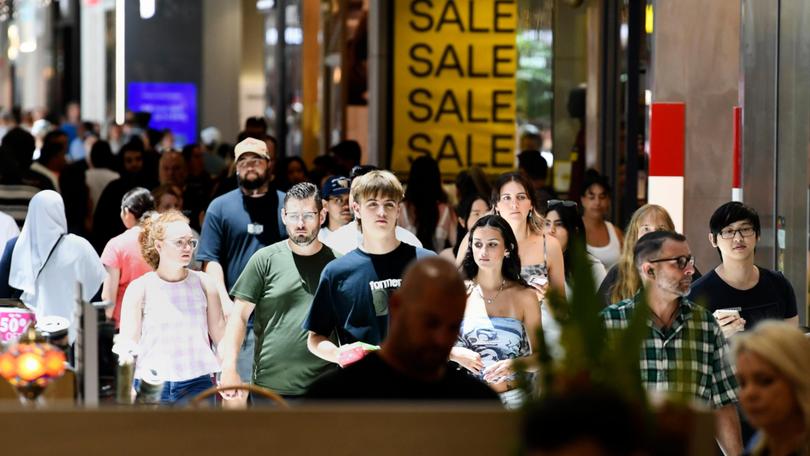 Boxing Day sales at Westfield Carousel last year.