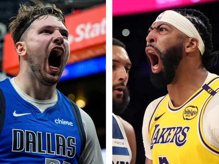 Luka Doncic and Anthony Davis have swapped teams.