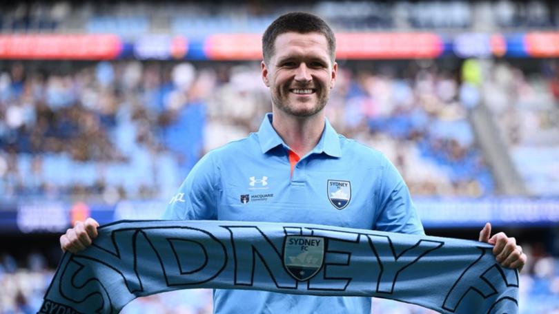 Alex Grant is aiming to get his career back on track after joining Sydney FC. (Bianca De Marchi/AAP PHOTOS)