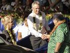 Robert F. Kennedy Jr met with Samoan PM Tuilaepa Sailele Malielegaoi during his 2019 visit.