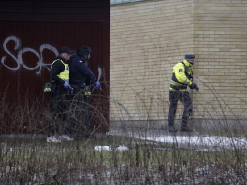 Swedish authorities say the death toll could rise after a shooting at a school in Orebro. (AP PHOTO)