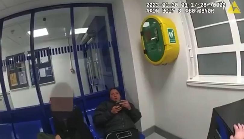 Sam Kerr called a Metropolitan Police officer 'stupid and white' during a dispute at a police station.