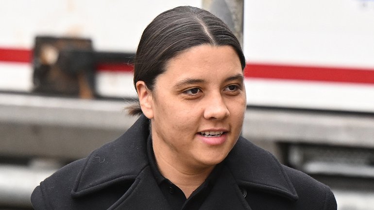 Sam Kerr has denied she racially harassed a white London police officer.