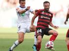 The Wanderers' Juan Mata  (centre) is in doubt for his side's A-League Men clash with Sydney FC.  (Mark Evans/AAP PHOTOS)