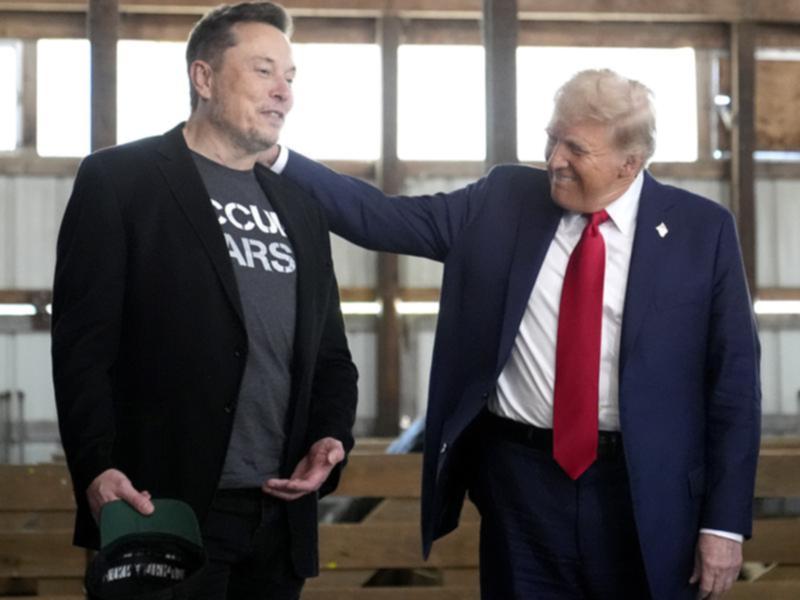 Donald Trump and Elon Musk.