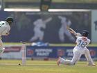 GALLE, SRI LANKA - FEBRUARY 06: Pathum Nissanka of Sri Lanka is bowled by Nathan Lyon of Australia during day one of the Second Test match in the series between Sri Lanka and Australia at Galle International Stadium on February 06, 2025 in Galle, Sri Lanka. (Photo by Robert Cianflone/Getty Images)