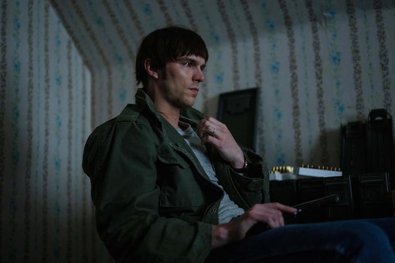 Nicholas Hoult as white supremacist Bob Matthews.