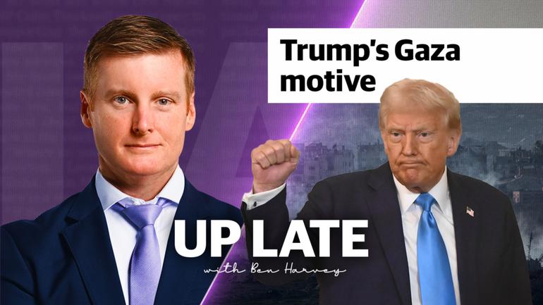 In tonight’s show, Ben Harvey explains where Donald Trump may have got his wild Gaza plan from, plus the real reason the American President is deliberately baiting Arab leaders.