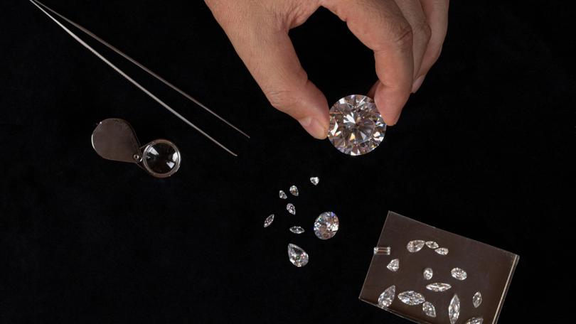 Lab-grown diamonds are both more common and indistinguishable from a mined rock. 