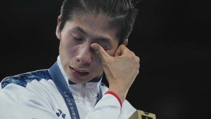 Paris gold medallist Lin Yu-ting won't be competing in Los Angeles if Donald Trump has his way.