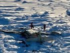 A small commuter plane that crashed in western Alaska on its way to the hub community of Nome has been located on sea ice with three dead bodies inside.