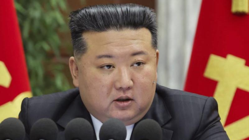 Kim Jong-un says his nation will take measures to ensure "military balance" in Asia. (AP PHOTO)