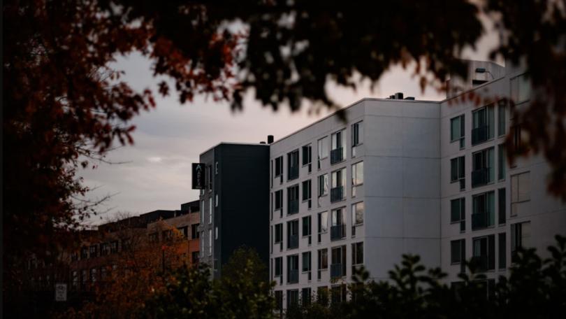 The apartment building where Ellen Greenberg died.