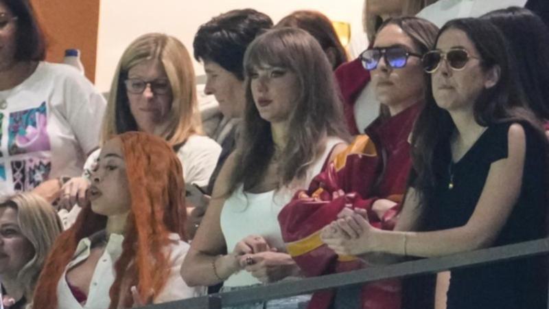 Taylor Swift is in New Orleans to support boyfriend Travis Kelce.