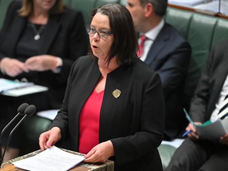 Resources Minister Madeleine King said the $17.5b tax break for critical minerals businesses was one of the largest ever packages of support to the sector. (Mick Tsikas/AAP PHOTOS)